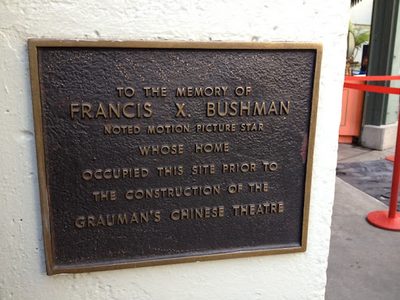 To The Memory of Francis X. Bushman