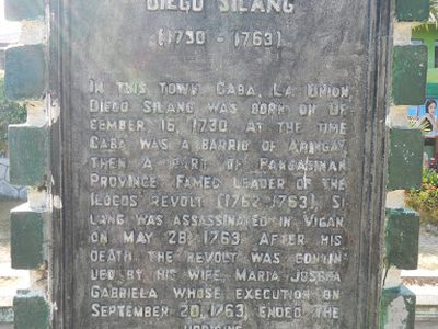 Diego Silang historical marker