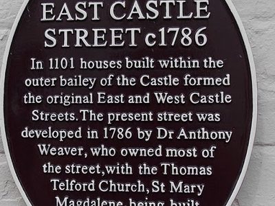 East Castle Street plaque, Bridgnorth