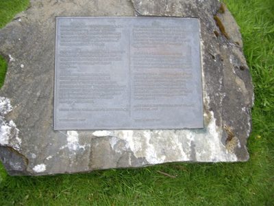 Plaque on Polish Airmen WW2 memorial