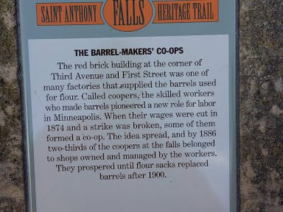 Saint Anthony Falls Heritage Trail: The Barrel-Makers' Co-Ops