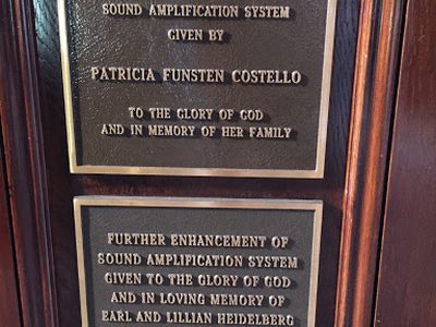 Further Enhancement of Sound Amplification System Given To Glory of God