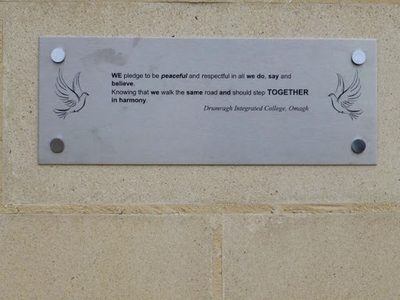 Peace pledge, Drumragh Integrated College, Omagh