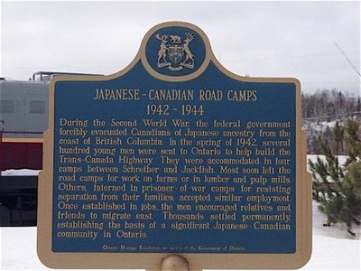 Japanese-Canadian Road Camps 1942-1944