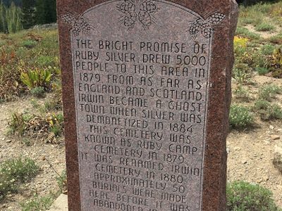 Irwin Cemetery-Kebler Pass