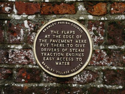 Plaque in Bramley, Surrey
