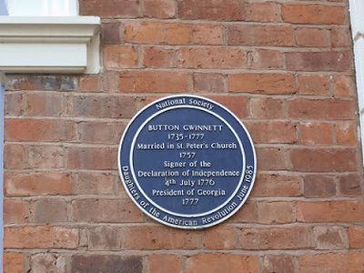 Gwinnett Plaque