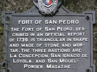 Fort of San Pedro historical marker