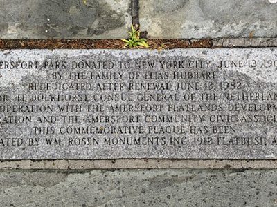 Amersfort Park dedication