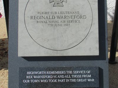 Highworth Remembers the Service of Rex Warneford