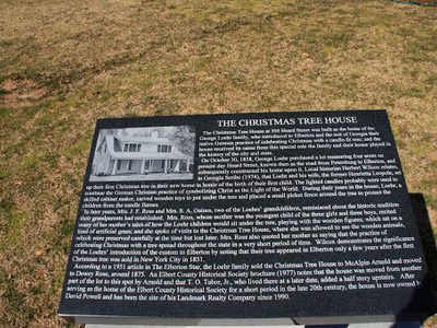 The Christmas Tree House
