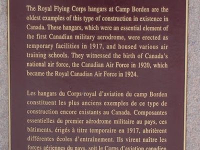Royal Flying Corps Hangars