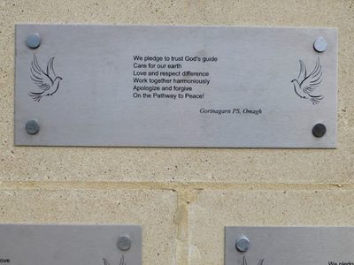 Peace pledge, Gortnagarn PS, Omagh