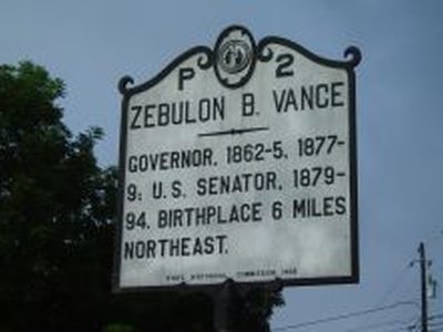 ZEBULON B. VANCE    1830-1894