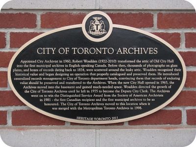 City of Toronto Archives