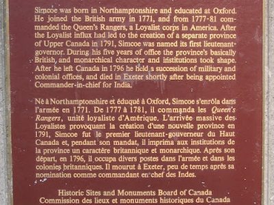 John Graves Simcoe 1752-1806