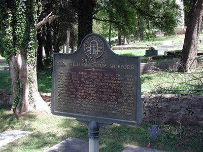 Grave of Gen. William Tatum Wofford