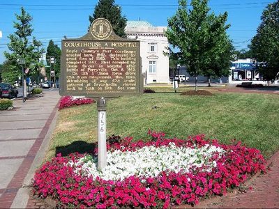 Historical Marker at Boyle County Courthouse