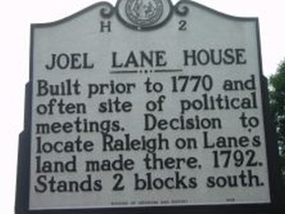 JOEL LANE HOUSE