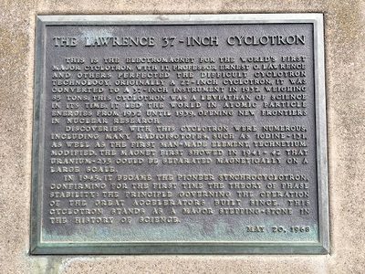 The Lawrence 37-Inch Cyclotron