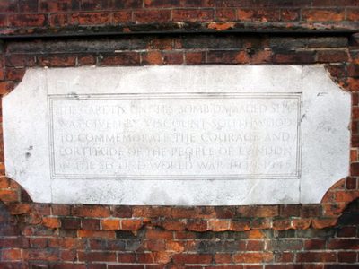 Commemorative Plaque, Piccadilly, London W1