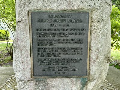 Judge John Biddis 1749 - 1820