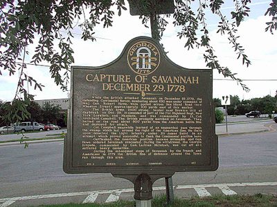 Capture of Savannah December 29, 1778