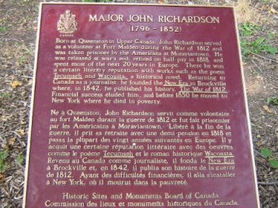 Major John Richardson (1796-1852)