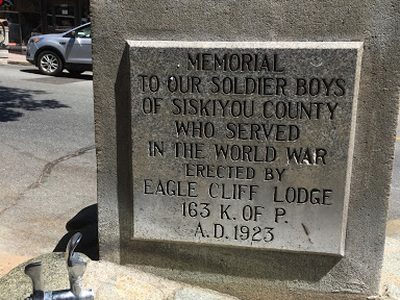 To Our Soldier Boys of Siskiyou County