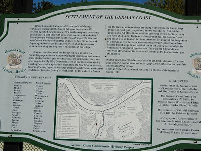 Settlement of the German Coast