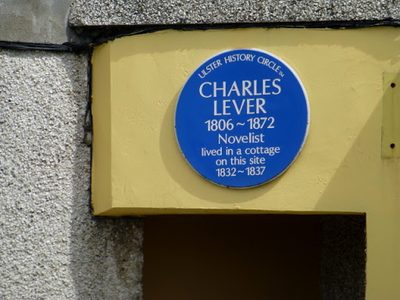 Charles Lever plaque, Portstewart