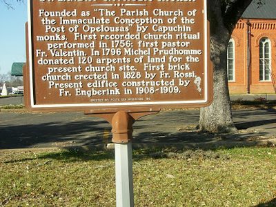St. Landry Catholic Church Historical Marker