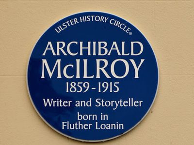 Archibald McIlroy plaque, Ballyclare