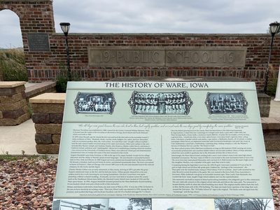 History of Ware, Iowa