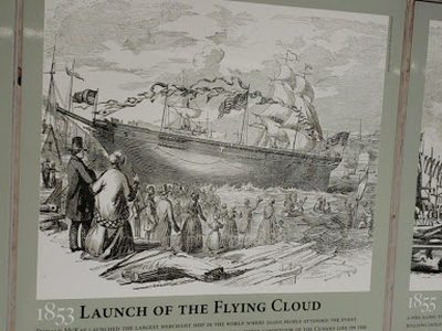 Maverick T Stop: Flying Cloud and Ship Building in East Boston