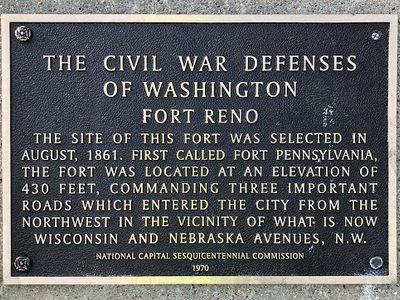 The Civil War Defenses of Washington - Fort Reno
