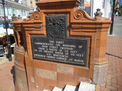 Croydon:  commemorative plaque