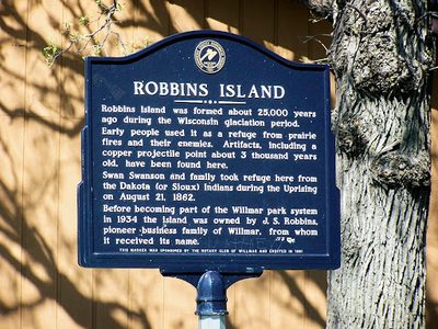 Robbins Island Historical Marker