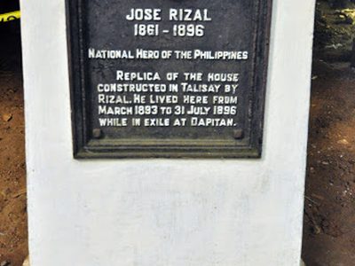 Jose Rizal historical marker