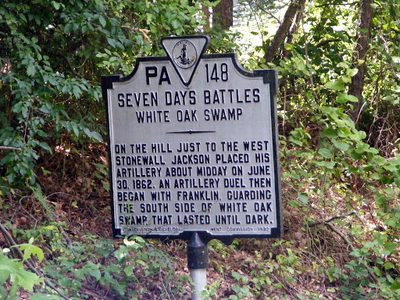 Seven Days Battles White Oak Swamp 3