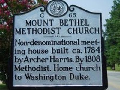 MOUNT BETHEL METHODIST CHURCH