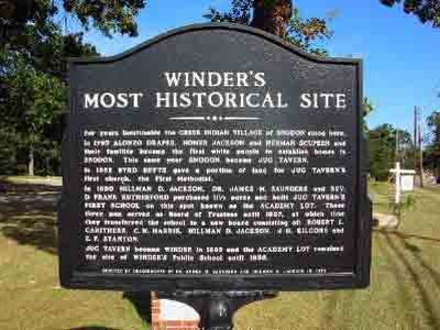 Winder's Most Historical Spot