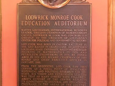 Lodwrick Monroe Cook Education Auditorium