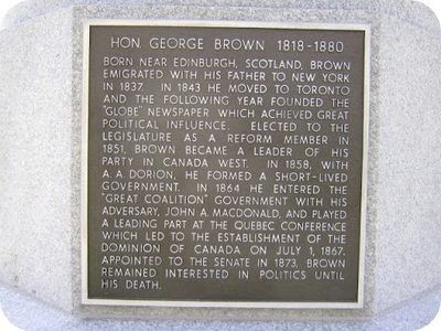 Honourable George Brown 1818-1880