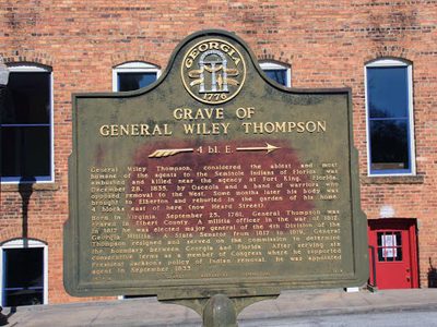 Grave of General Wiley Thompson