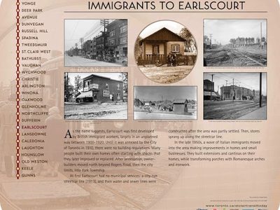 Immigrants to Earlscourt