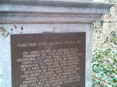 "Electric fire alarm system, 1852"
