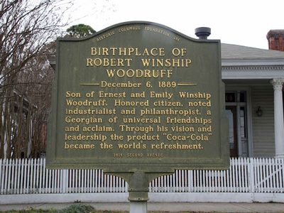 Birthplace of Robert Winship Woodruff