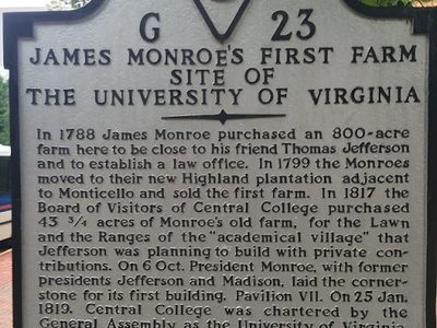 James Monroe's First Farm