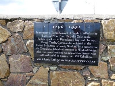 John Boxwell plaque, Kilmore Quay